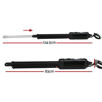 Lockmaster Single Swing Gate Opener 600KG 40W Solar Panel - RnR Galore