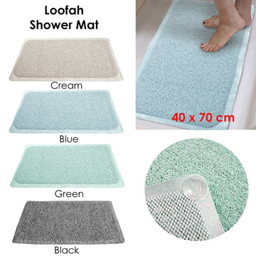 Loofah Shower Mat Green - RnR Galore