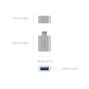 mbeat attache Aluminum USB 3.1/3.0 to USB Type C Adaptor - RnR Galore