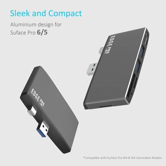 mbeat Edge Pro Multifunction USB - C Hub for Microsoft Surface Pro Gen 5/6 - RnR Galore