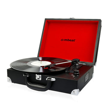 mbeat Retro Briefcase - styled USB Turntable - RnR Galore