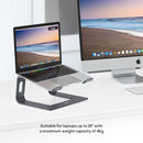 mbeat Stage S1 Space Grey Elevated Laptop Stand up to 16\" Laptop - RnR Galore