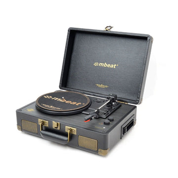 mbeat Uptown Retro Turntable and Cassette Player with Bluetooth Speakers - RnR Galore