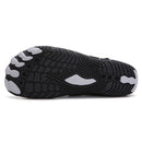 Men Women Water Shoes Barefoot Quick Dry Aqua Sports Shoes - Black Size EU47 = US12 - RnR Galore