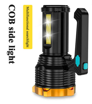 Most Powerful 1200lm LED Flashlight Super Bright Torch Lamp USB Rechargeable - RnR Galore