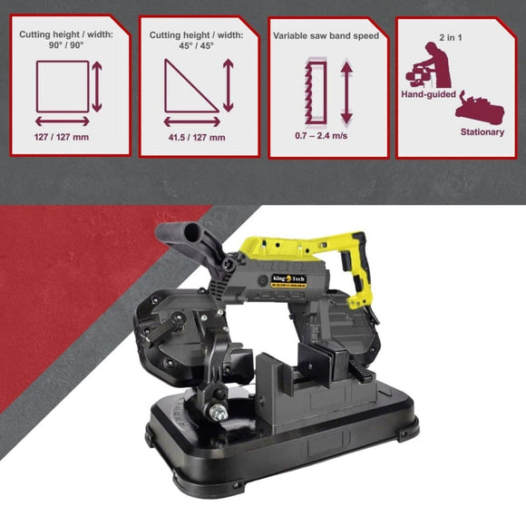 Portable Band Saw Cold Cut Metal Cut Off Chop Bandsaw 127mm - RnR Galore