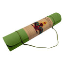 Powertrain Dual Layer 6mm Yoga Mat | Olive | Non - slip Surface And Carry Strap For Ultimate Comfort And Portability - RnR Galore
