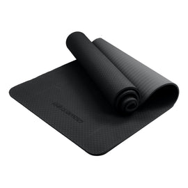 Powertrain Eco - friendly Dual Layer 6mm Yoga Mat | Midnight | Non - slip Surface And Carry Strap For Ultimate Comfort And Portability - RnR Galore