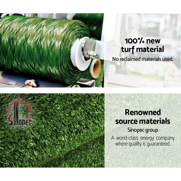 Prime Turf 1x10m Artificial Grass Synthetic Fake 10SQM Turf Lawn 17mm Tape - RnR Galore