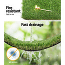 Prime Turf Artificial Grass 20mm 1mx10m Synthetic Fake Lawn Turf Plastic Plant 4 - coloured - RnR Galore