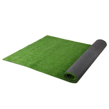 Prime Turf Artificial Grass 2mx5m 10mm Synthetic Fake Lawn Turf Plant Plastic Olive - RnR Galore