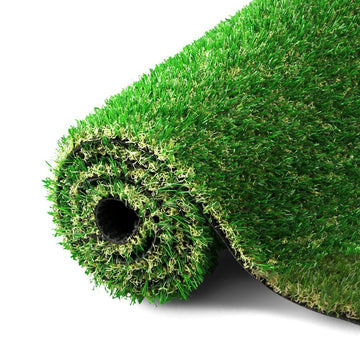 Prime Turf Artificial Grass 60SQM 30mm Synthetic Fake Lawn Turf Plastic Plant 4 - coloured 2mx5m - RnR Galore