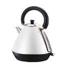 Pronti Rose Trim Collection Toaster & Kettle Bundle - White - RnR Galore