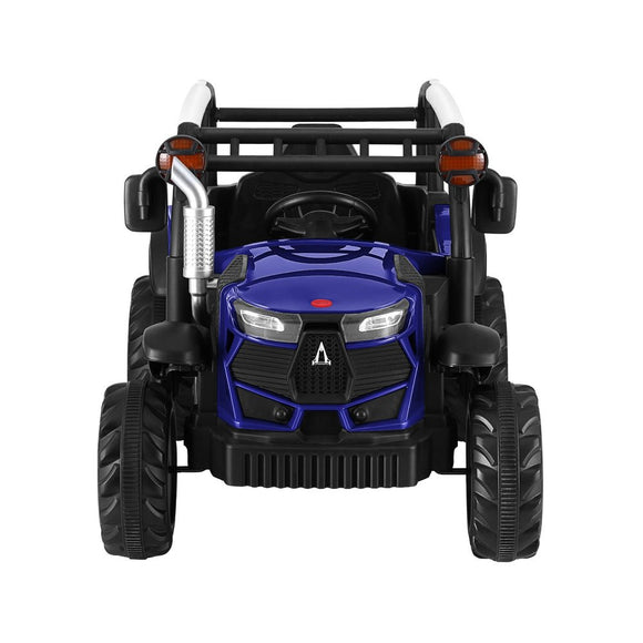 Rigo Kids Electric Ride On Car Off Road Jeep Remote 12V Blue - RnR Galore