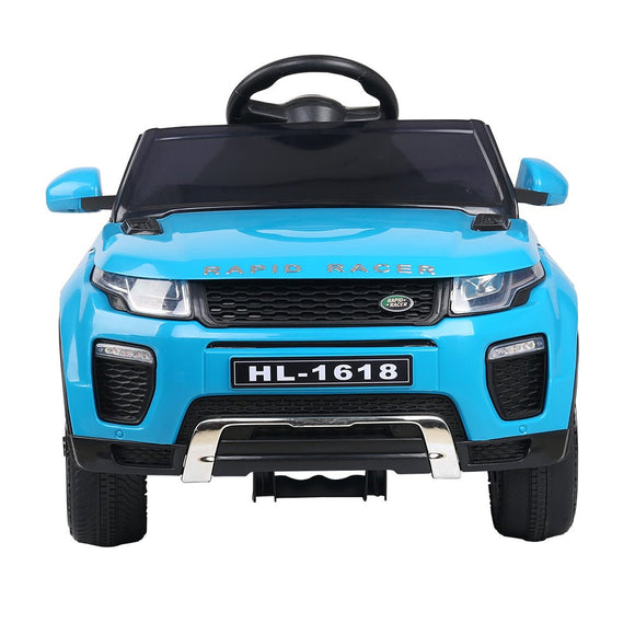Rigo Kids Electric Ride On Car SUV Range Rover - inspired Toy Cars Remote 12V Blue - RnR Galore