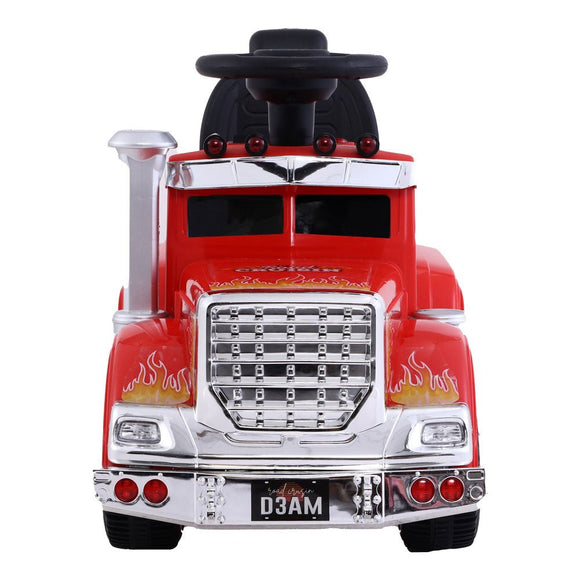 Rigo Kids Electric Ride On Car Truck Motorcycle Motorbike Toy Cars 6V Red - RnR Galore