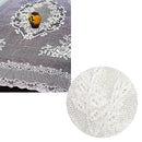 Rosie White Large Deluxue Lace Rectangle Tablecloth 150cm x 230cm 6 to 8 Seaters - RnR Galore
