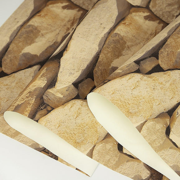 Rustic Rock Brick Wallpaper - RnR Galore