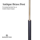 Sarantino 6 - Light Metal Sputnik Floor Lamp - RnR Galore