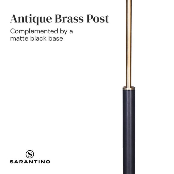 Sarantino 6 - Light Metal Sputnik Floor Lamp - RnR Galore