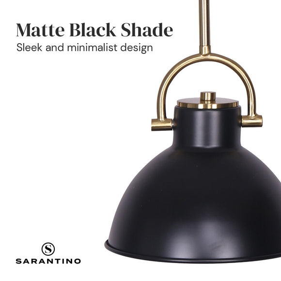 Sarantino Black and Gold Pendant Light - RnR Galore