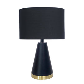 Sarantino Metal Table Lamp in Black and Gold - RnR Galore