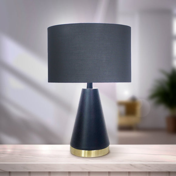 Sarantino Metal Table Lamp in Black and Gold - RnR Galore