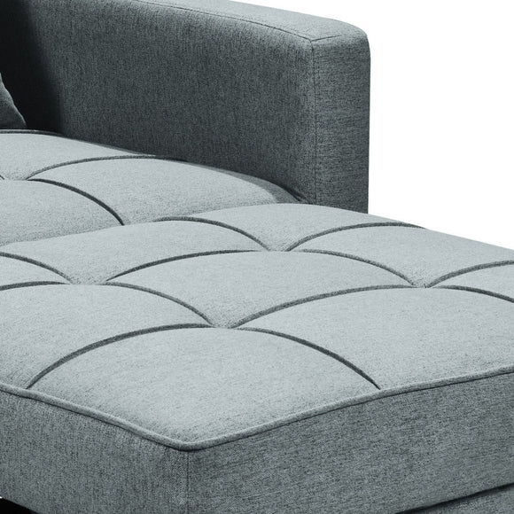 Sarantino Suri 3 - in - 1 Convertible Sofa Chair Bed - Airforce Blue - RnR Galore