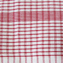 Set of 3 Jumbo Cotton Checkered Tea Towels 60 x 90 cm Green - RnR Galore