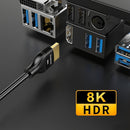 Simplecom CAH510 Ultra High Speed HDMI 2.1 Cable 48Gbps 8K@60Hz Slim Flexible 1M - RnR Galore