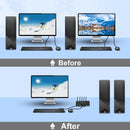 Simplecom KM420 2 - Port HDMI KVM Switch HDMI 2.0 4K@60Hz 4 - Port USB 3.0 Hub 5Gbps - RnR Galore