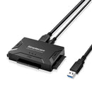 Simplecom SA492 USB 3.0 to 2.5/3.5/5.25 inch SATA IDE Adapter with Power Supply - RnR Galore