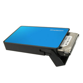 Simplecom SE325 Tool Free 3.5" SATA HDD to USB 3.0 Hard Drive Enclosure Blue - RnR Galore
