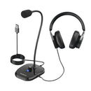 Simplecom UM360 Plug and Play USB Desktop Microphone with Headphone Jack - RnR Galore