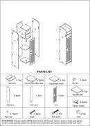 Toilet Paper Roll Holder for Bathroom (White, 80 cm) - RnR Galore