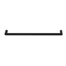 Towel Rail Rack Holder Single 600mm Wall Mounted Stainless Steel Black - RnR Galore