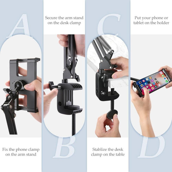 UGREEN 50394 Universal Holder with Folding Long Arm Black - RnR Galore