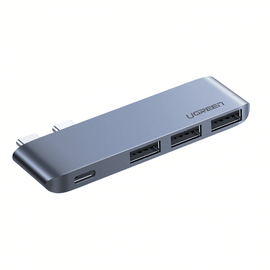 UGREEN 60564 Dual USB - C to USB3.0x3 + USB - C Adaptor - RnR Galore