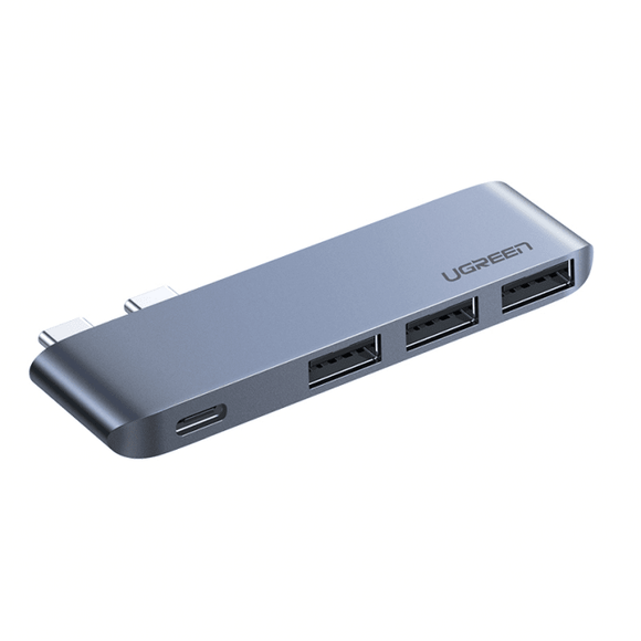 UGREEN 60564 Dual USB - C to USB3.0x3 + USB - C Adaptor - RnR Galore