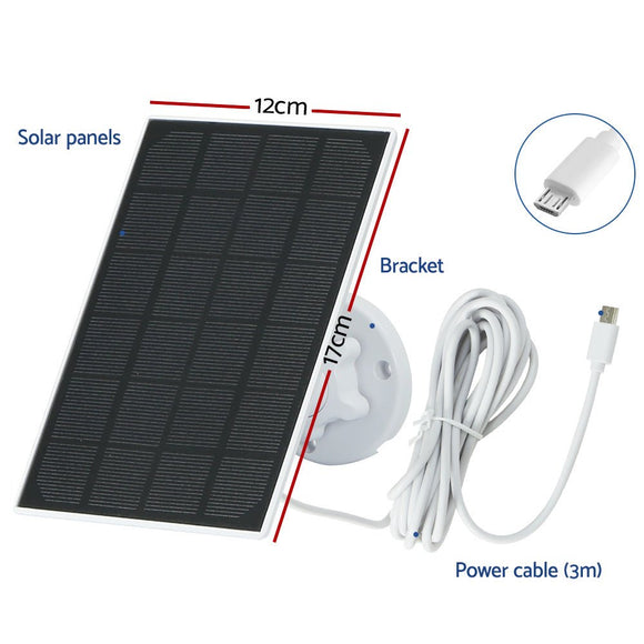 UL - tech 1080P Wireless Security IP Camera Rechargeable Outdoor CCTV Solar Panel - RnR Galore