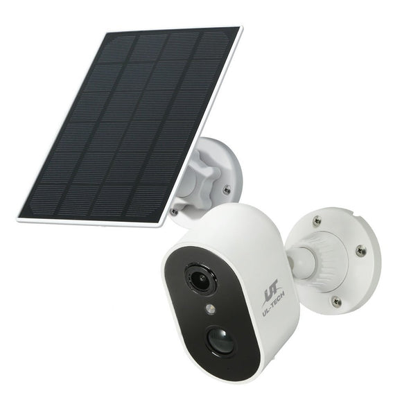 UL - tech 1080P Wireless Security IP Camera Rechargeable Outdoor CCTV Solar Panel - RnR Galore