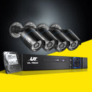 UL - tech CCTV Security System 4CH DVR 4 Cameras 4TB Hard Drive - RnR Galore