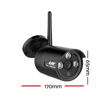 UL - tech Wireless CCTV 3MP 2 Cameras Bullet - RnR Galore