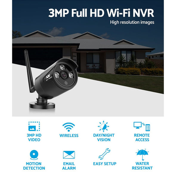 UL - tech Wireless CCTV 3MP Camera Bullet - RnR Galore