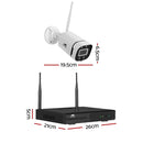 UL - tech Wireless CCTV Security System 8CH NVR 3MP 8 Square Cameras - RnR Galore