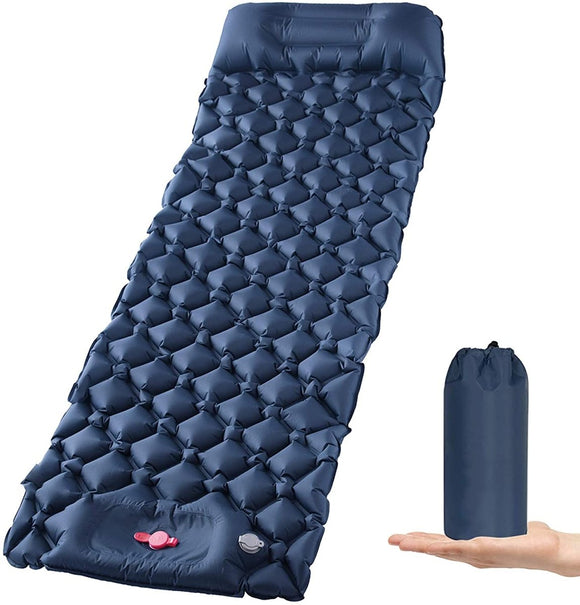 Ultralight Inflatable Camping Sleeping Pad with Pillow for Travelling and Hiking - RnR Galore