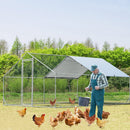 VaKa 3x4x1.95m Metal Walk - in Chicken Coop Rabbit Hutch Cage Hen House Chook Au - RnR Galore