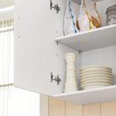 Wall Cabinets Storage, White - RnR Galore
