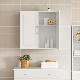 Wall Cabinets Storage, White - RnR Galore