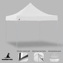 Wallaroo Gazebo Tent Marquee 3x3 PopUp Outdoor Wallaroo White - RnR Galore